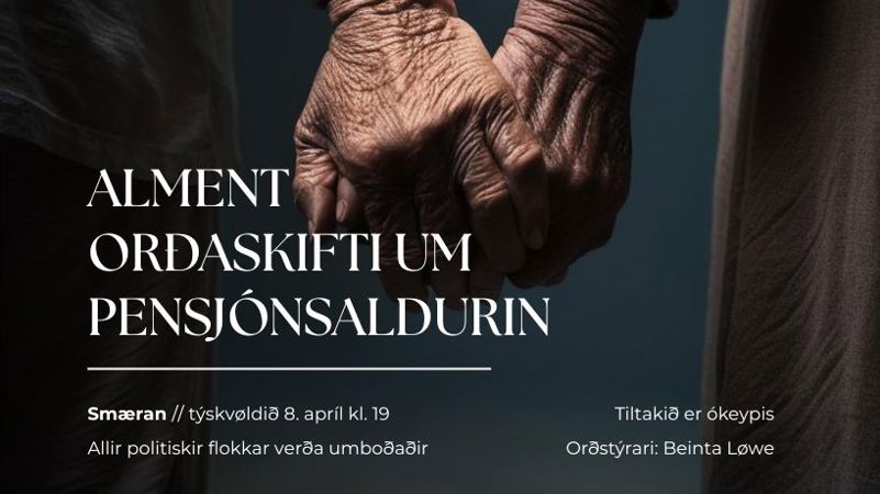 Alment Orðaskifti Um Pensjónsaldurin (819 X 460 Px)